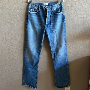 NWOT Agolde straight leg jeans